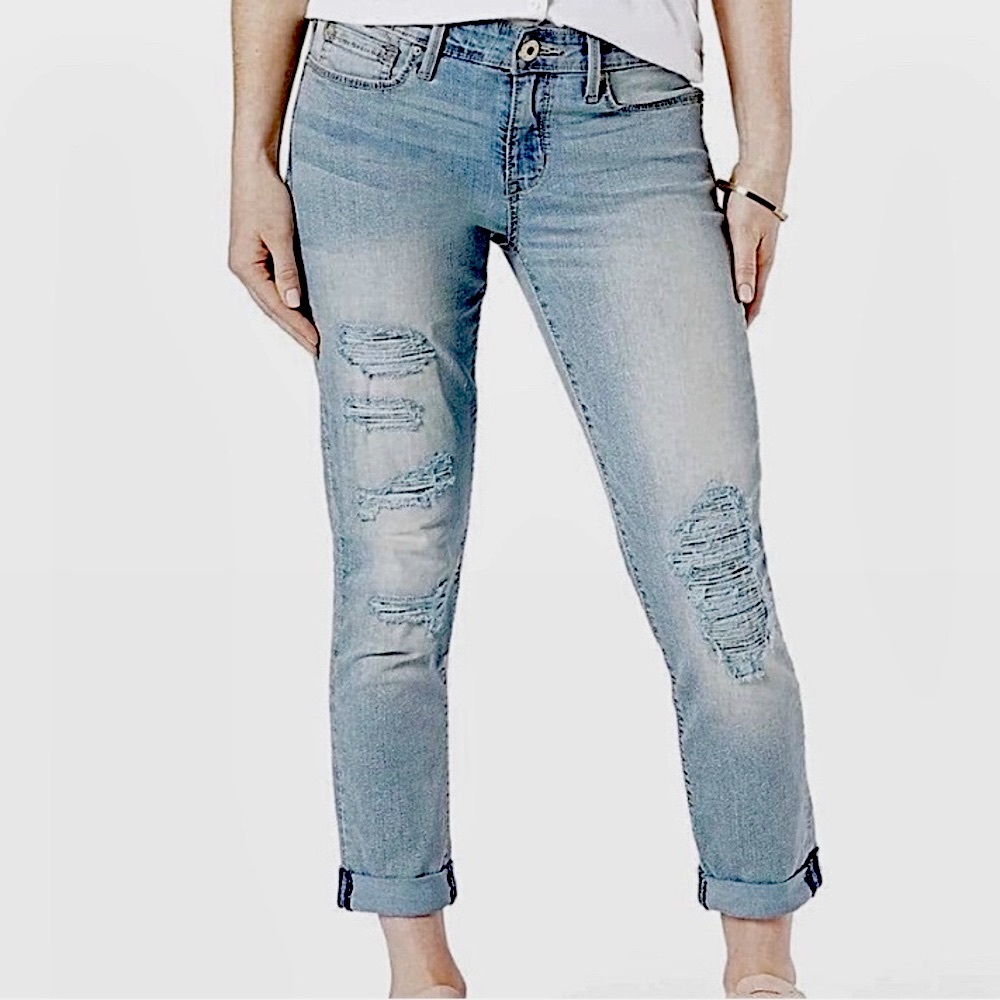 Levi’s Denizen Boyfriend Distressed Jeans | size 0